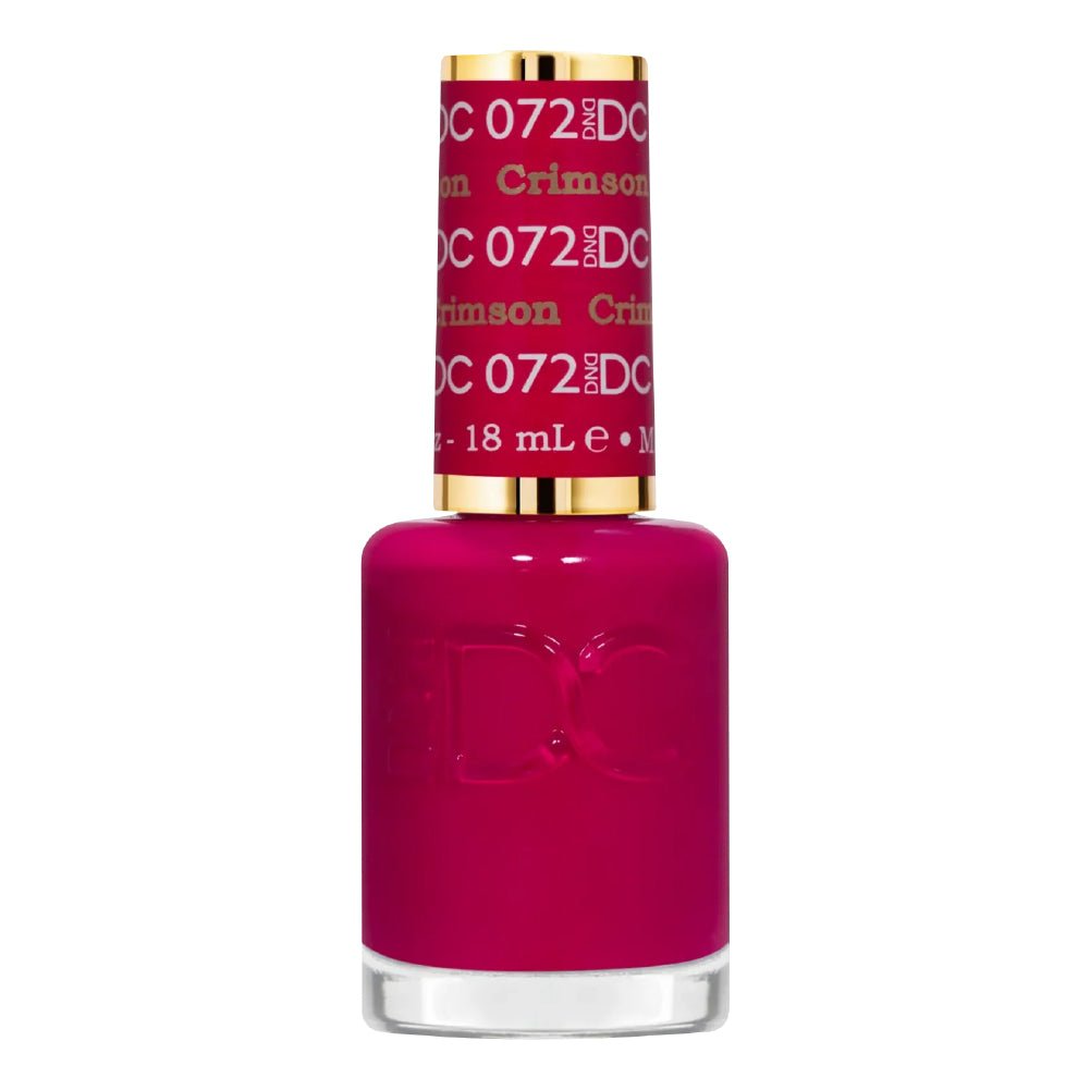 DND DC Gel Polish - 072 Crimson - DTK Nail Supply