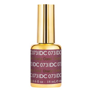 DND DC Gel Polish - 073 Dusty Red - DTK Nail Supply