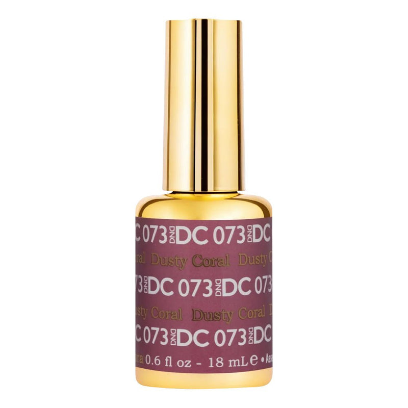 DND DC Gel Polish - 073 Dusty Red - DTK Nail Supply