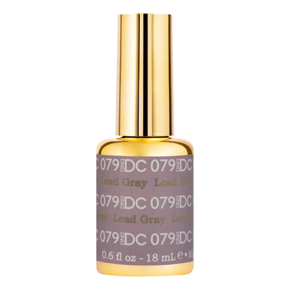 DND DC Gel Polish - 079 Lead Gray - DTK Nail Supply