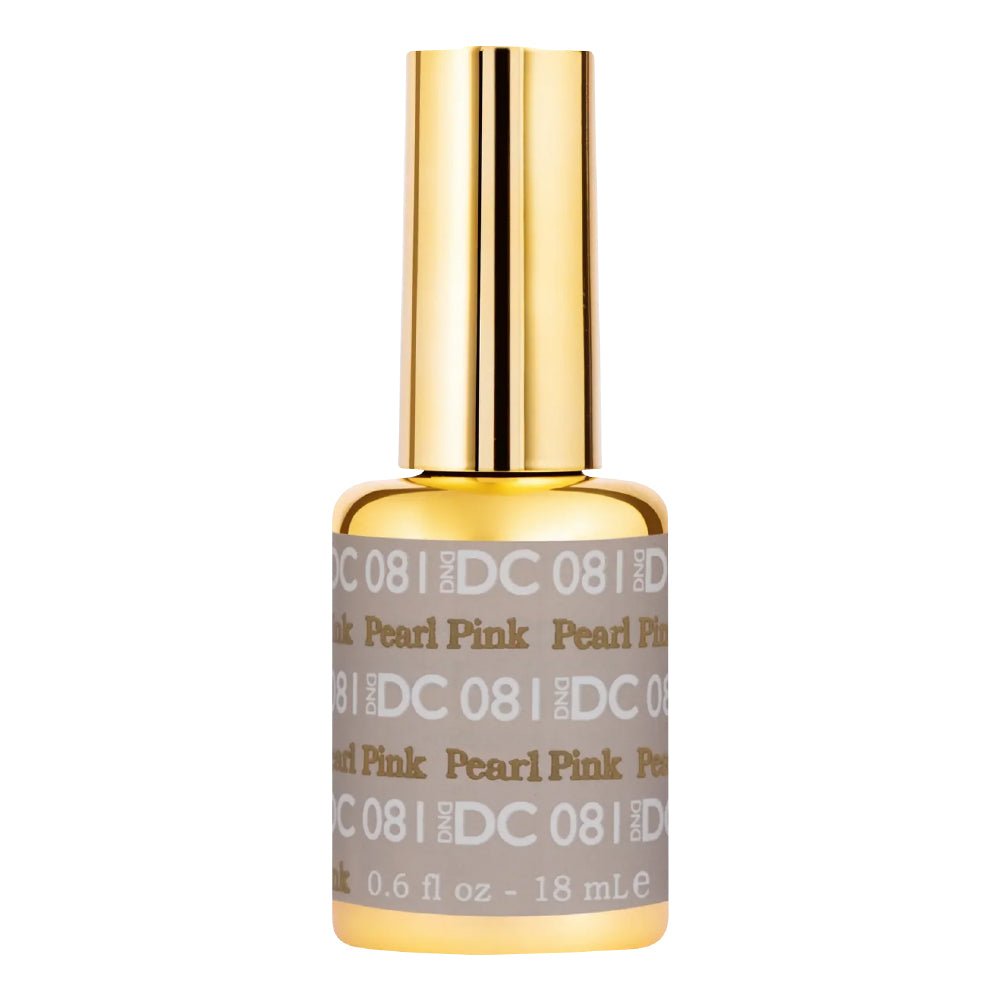 DND DC Gel Polish - 081 Pearl Pink - DTK Nail Supply