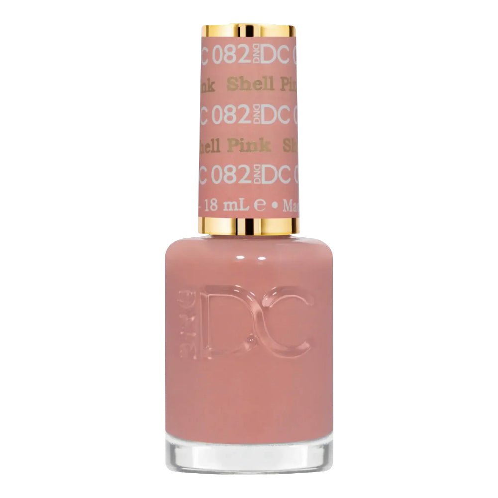 DND DC Gel Polish - 082 Shell Pink - DTK Nail Supply