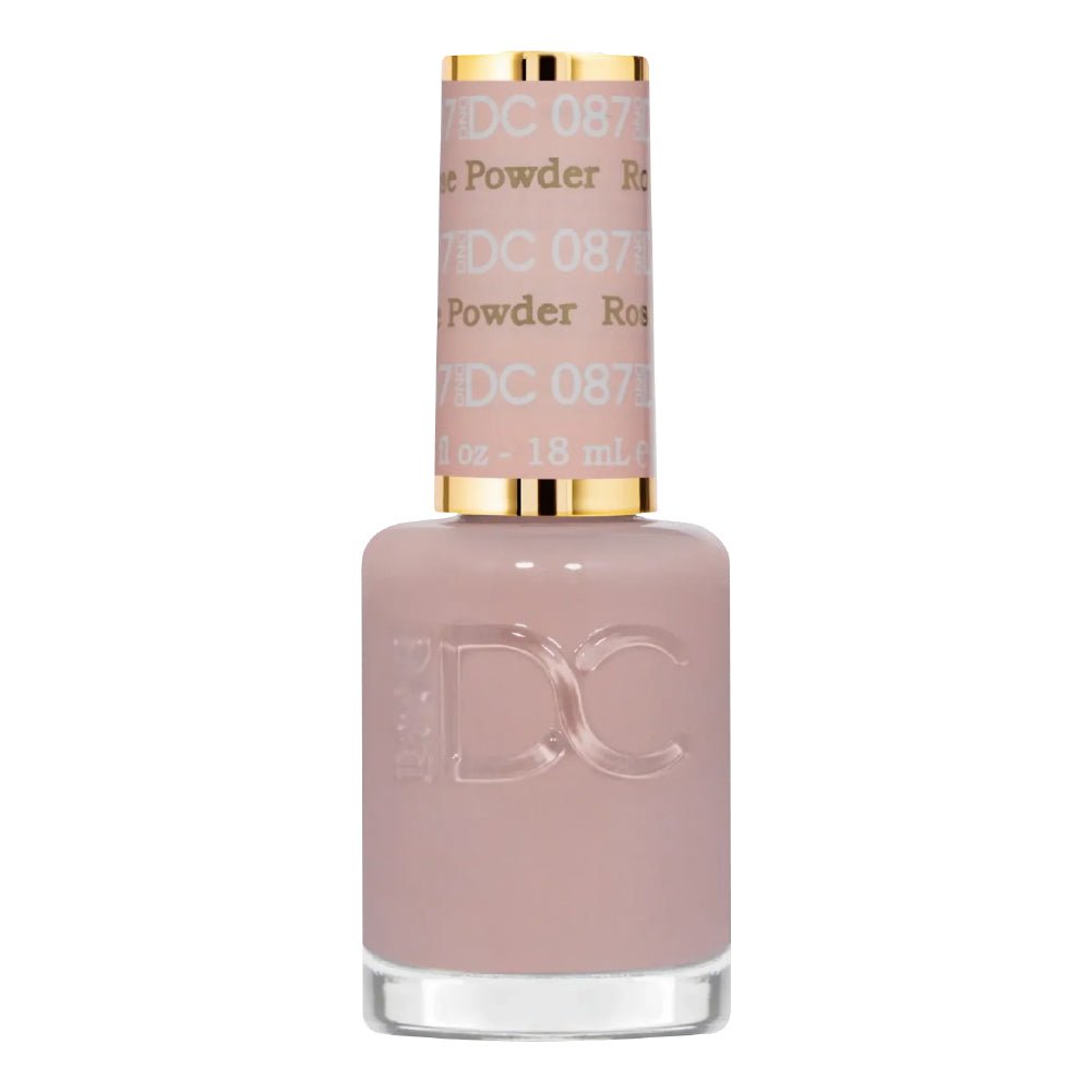 DND DC Gel Polish - 087 Rose Powder - DTK Nail Supply
