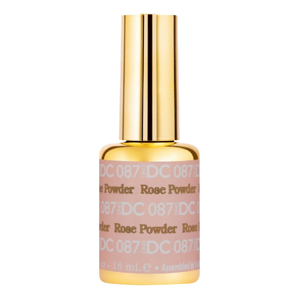 DND DC Gel Polish - 087 Rose Powder - DTK Nail Supply