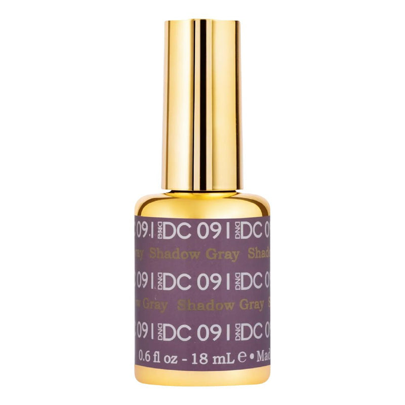 DND DC Gel Polish - 091 Shadow Gray - DTK Nail Supply