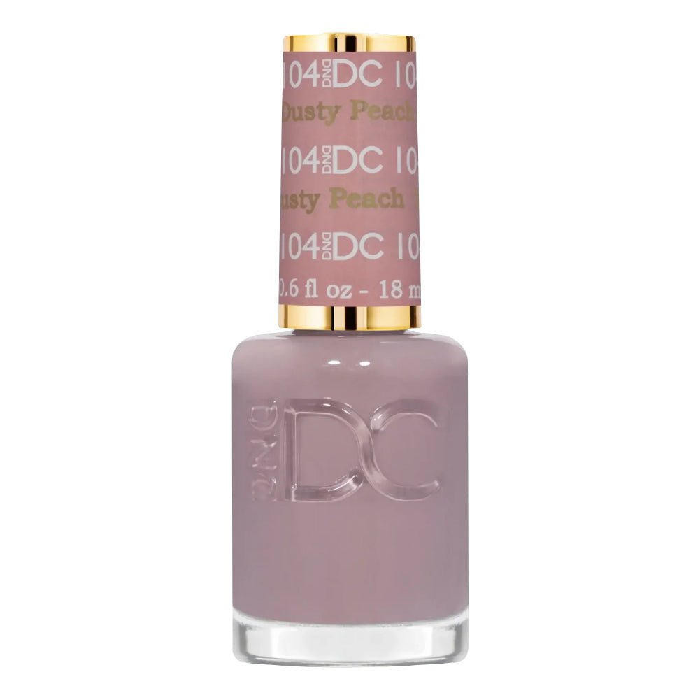 DND DC Gel Polish - 104 Dusty Peach - DTK Nail Supply