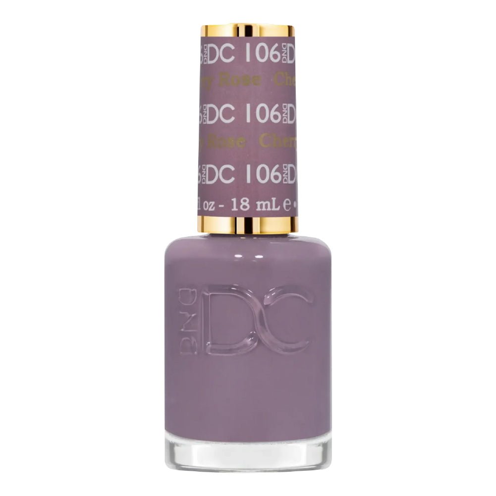 DND DC Gel Polish - 106 Cherry Rose - DTK Nail Supply