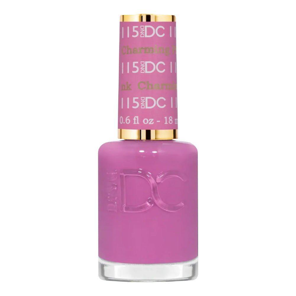 DND DC Gel Polish - 115 Charming Pink - DTK Nail Supply