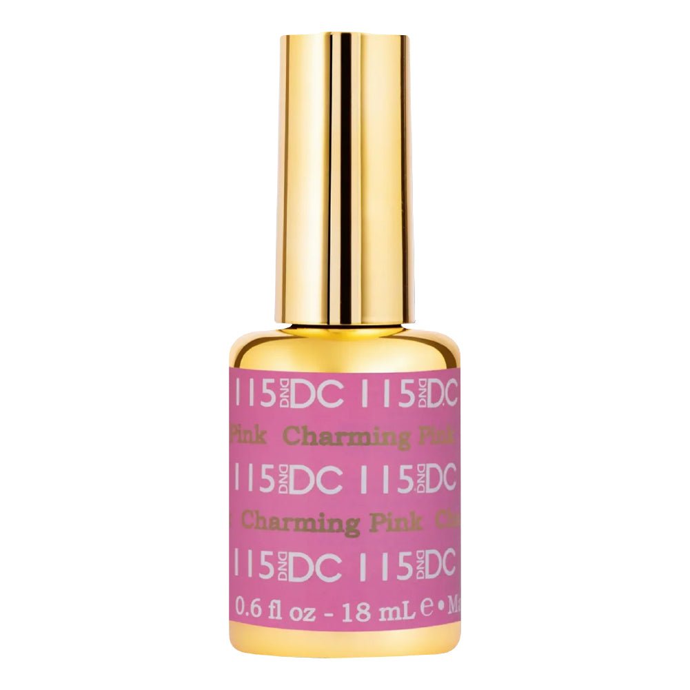 DND DC Gel Polish - 115 Charming Pink - DTK Nail Supply