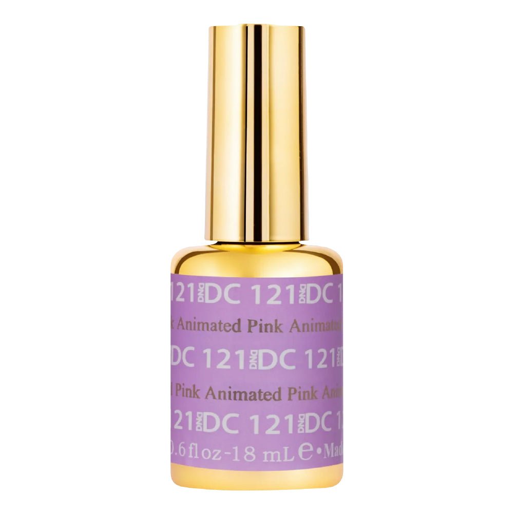 DND DC Gel Polish - 121 Animated Pink - DTK Nail Supply