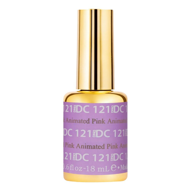 DND DC Gel Polish - 121 Animated Pink - DTK Nail Supply