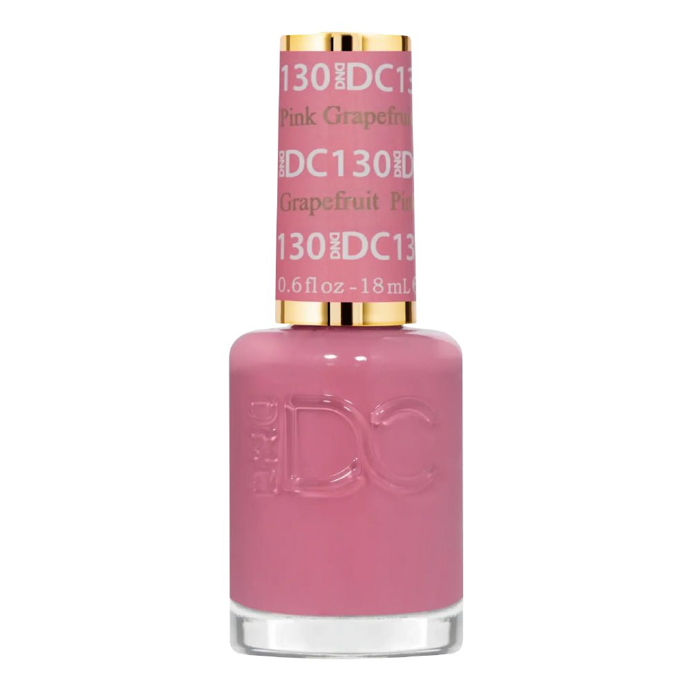 DND DC Gel Polish - 130 Pink Grapefruit - DTK Nail Supply
