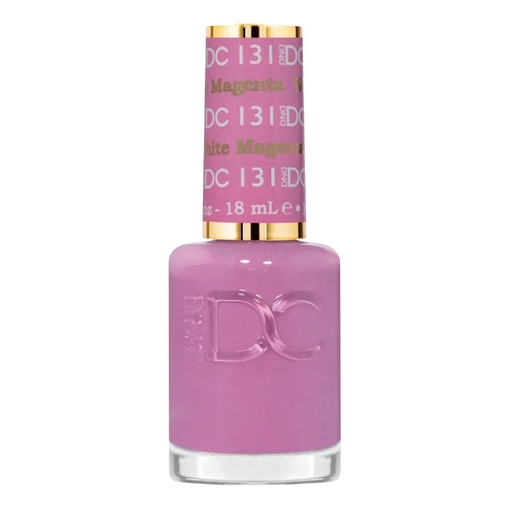 DND DC Gel Polish - 131 White Magenta - DTK Nail Supply
