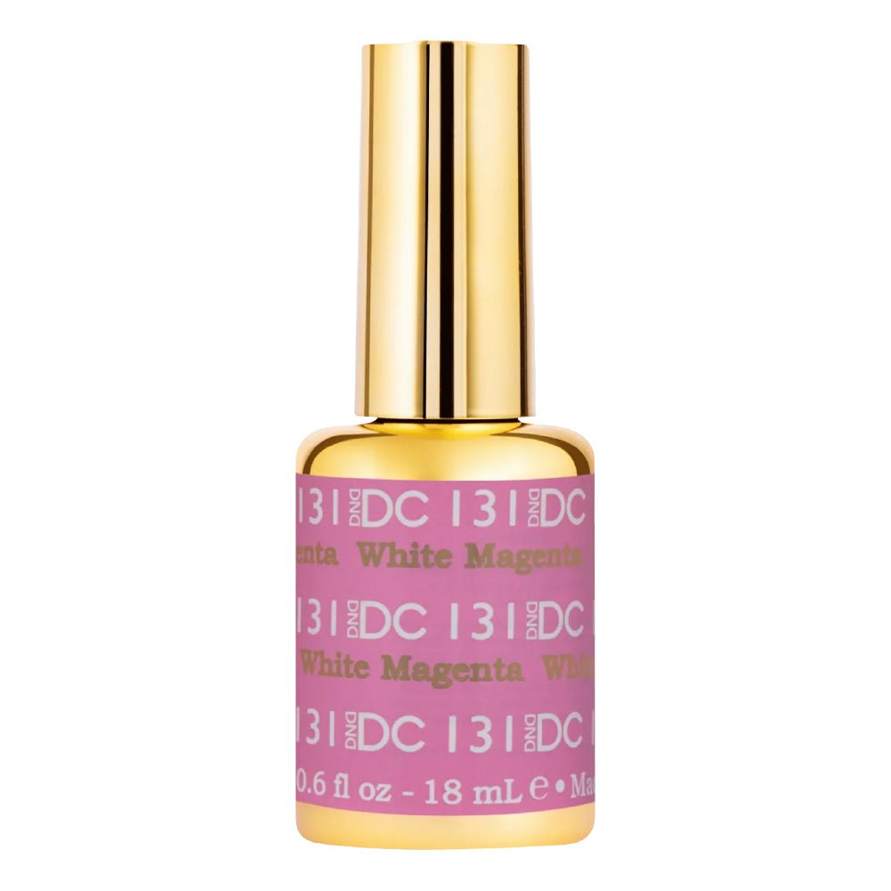 DND DC Gel Polish - 131 White Magenta - DTK Nail Supply