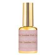 DND DC Gel Polish - 135 Lumber Pink - DTK Nail Supply