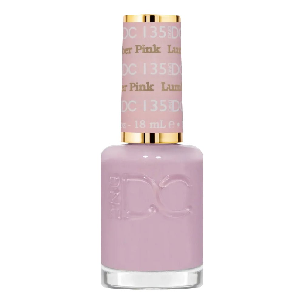 DND DC Gel Polish - 135 Lumber Pink - DTK Nail Supply