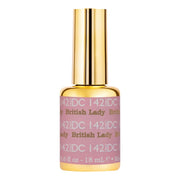 DND DC Gel Polish - 142 British Lady - DTK Nail Supply