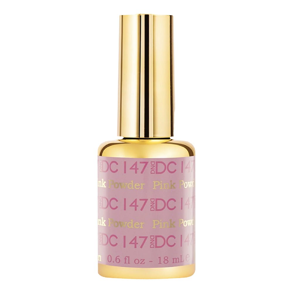 DND DC Gel Polish - 147 Pink Powder - DTK Nail Supply
