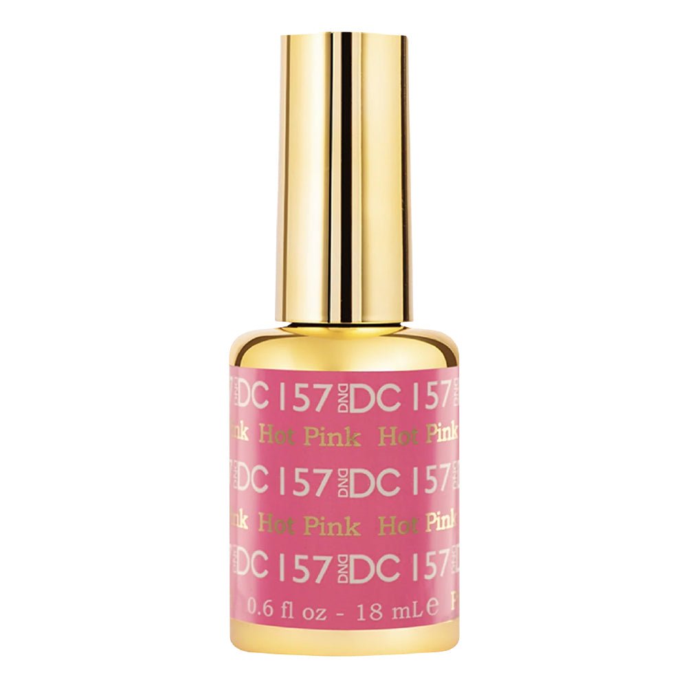 DND DC Gel Polish - 157 Hot Pink - DTK Nail Supply