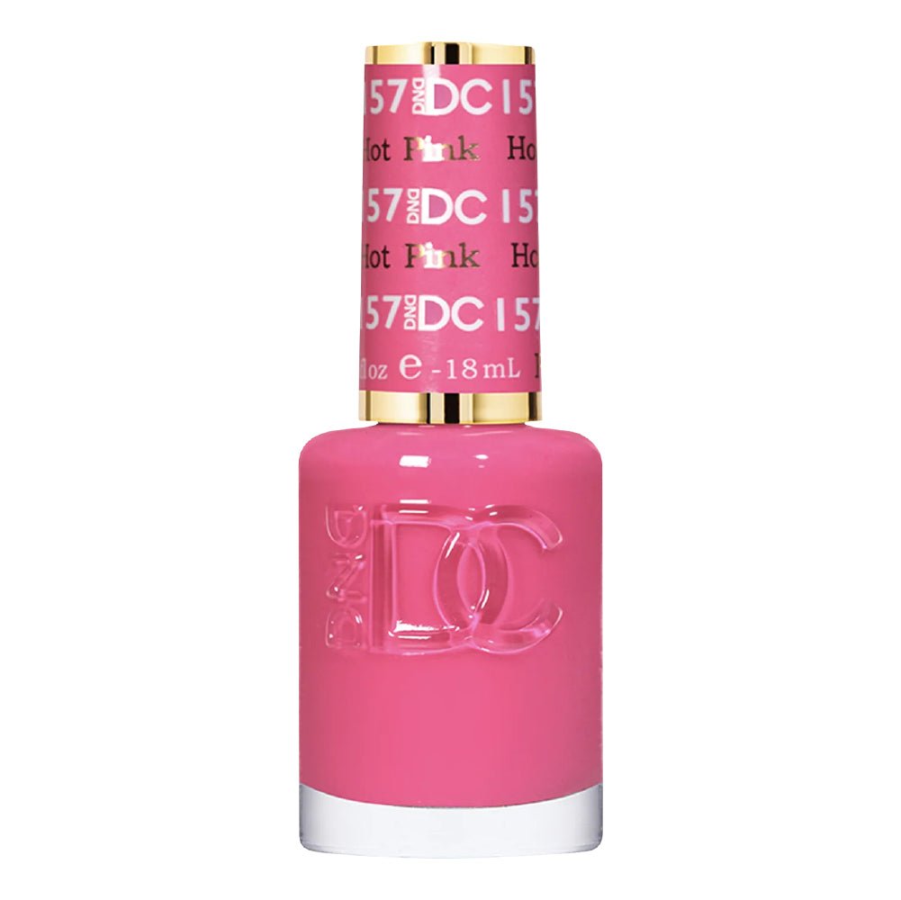 DND DC Gel Polish - 157 Hot Pink - DTK Nail Supply