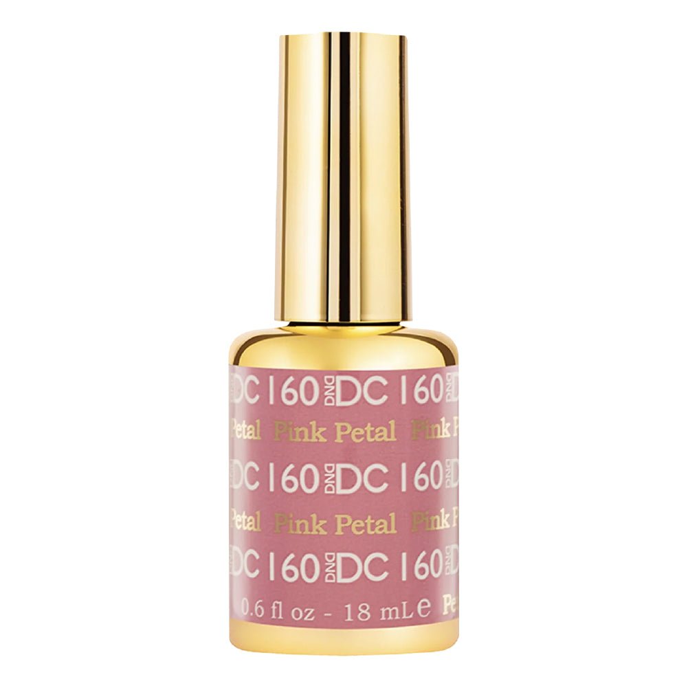DND DC Gel Polish - 160 Pink Petal - DTK Nail Supply