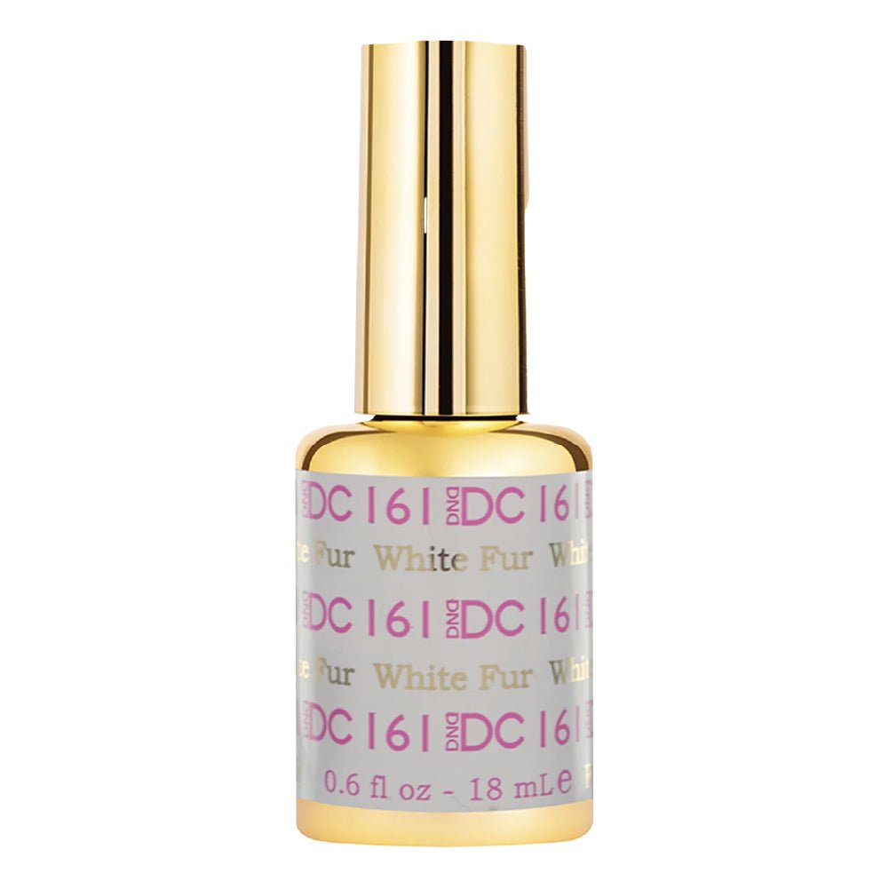 DND DC Gel Polish - 161 White Fur - DTK Nail Supply