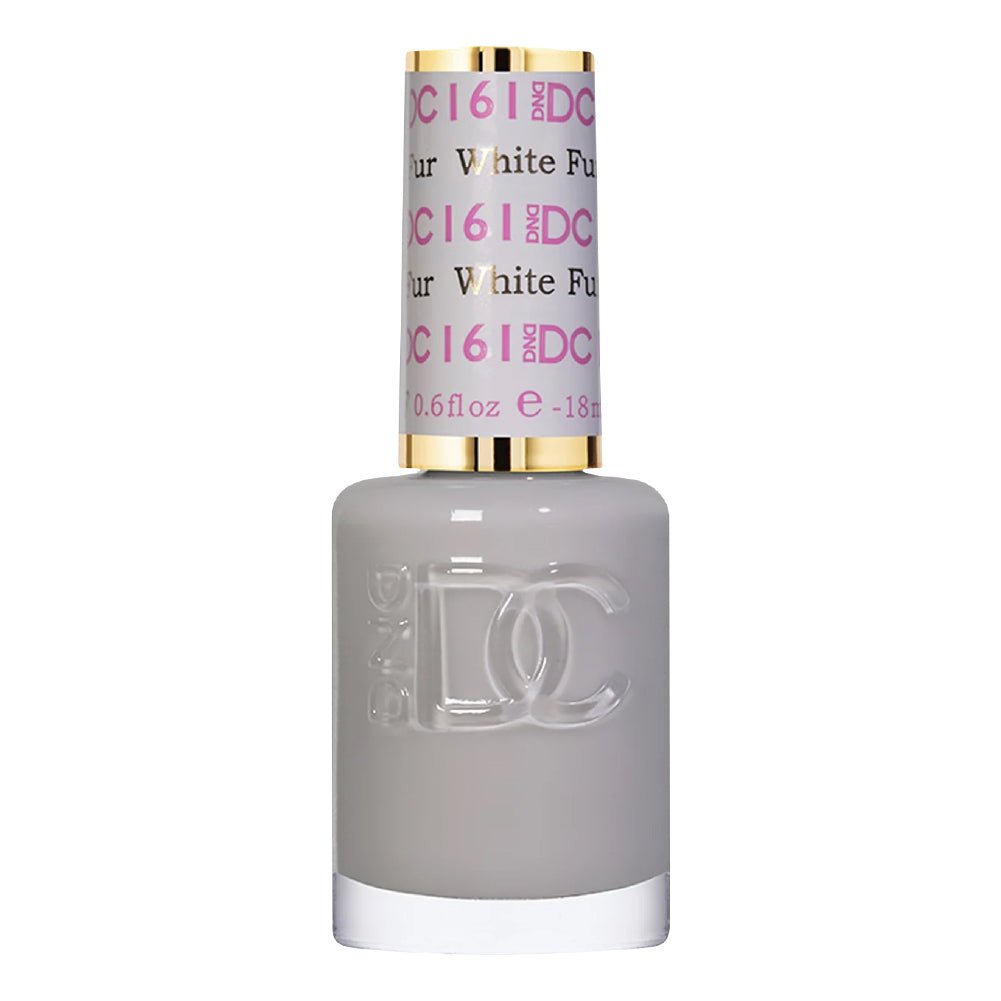 DND DC Gel Polish - 161 White Fur - DTK Nail Supply