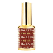 DND DC Gel Polish - 162 Clear Red - DTK Nail Supply