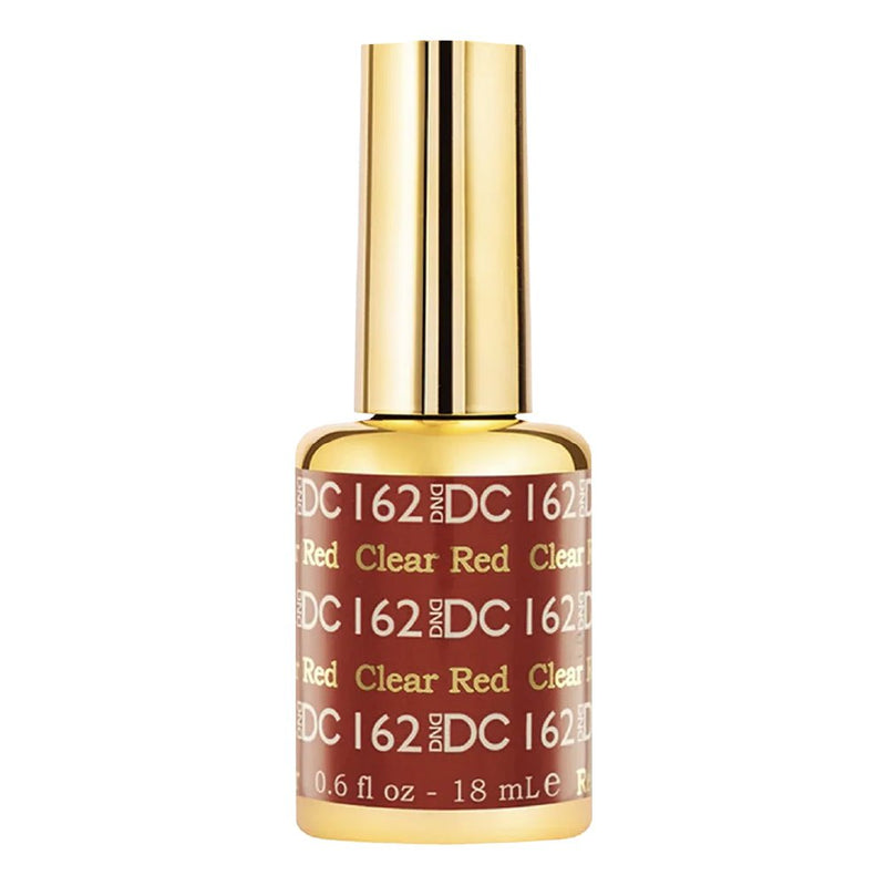 DND DC Gel Polish - 162 Clear Red - DTK Nail Supply
