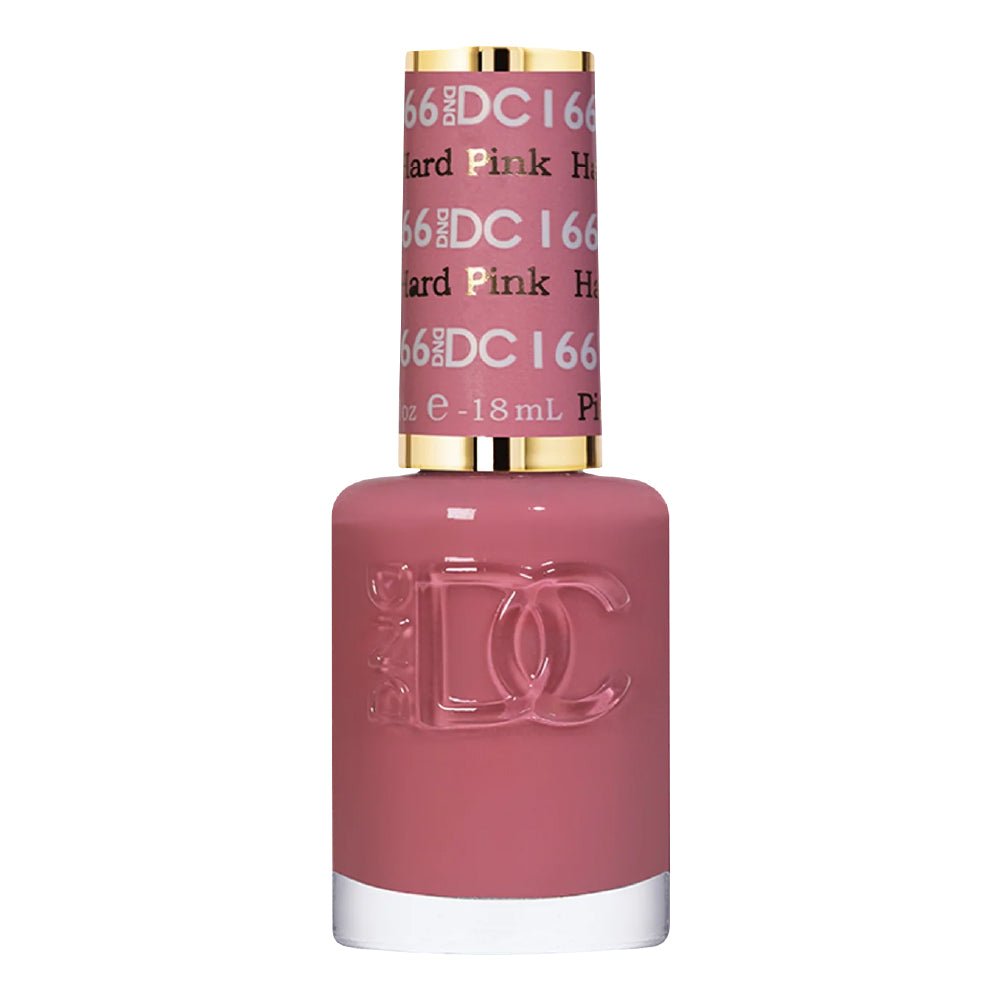 DND DC Gel Polish - 166 Hard Pink - DTK Nail Supply
