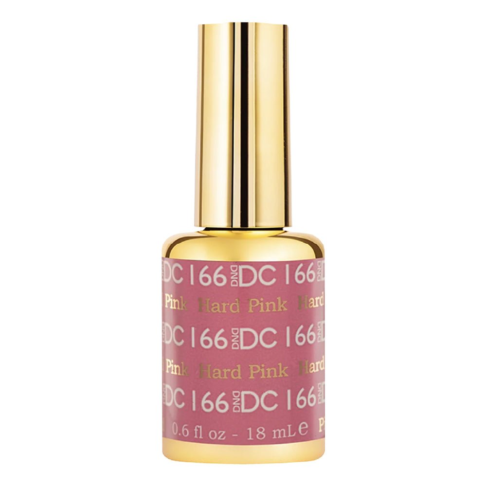 DND DC Gel Polish - 166 Hard Pink - DTK Nail Supply