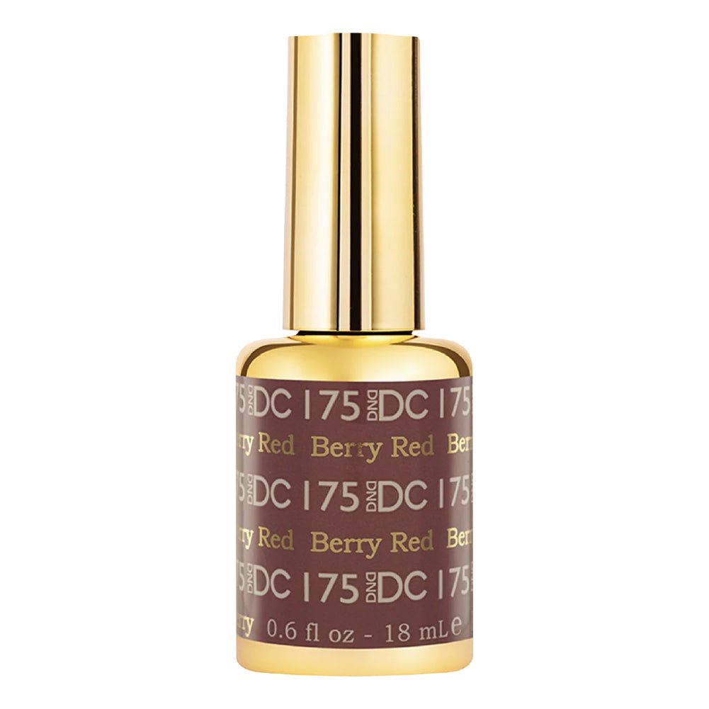 DND DC Gel Polish - 175 Berry Red - DTK Nail Supply