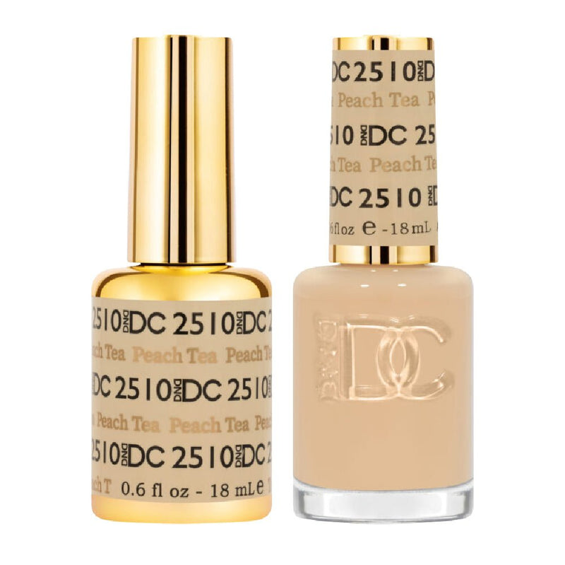 DND DC Gel Polish - 2510 Peach Tea - DTK Nail Supply