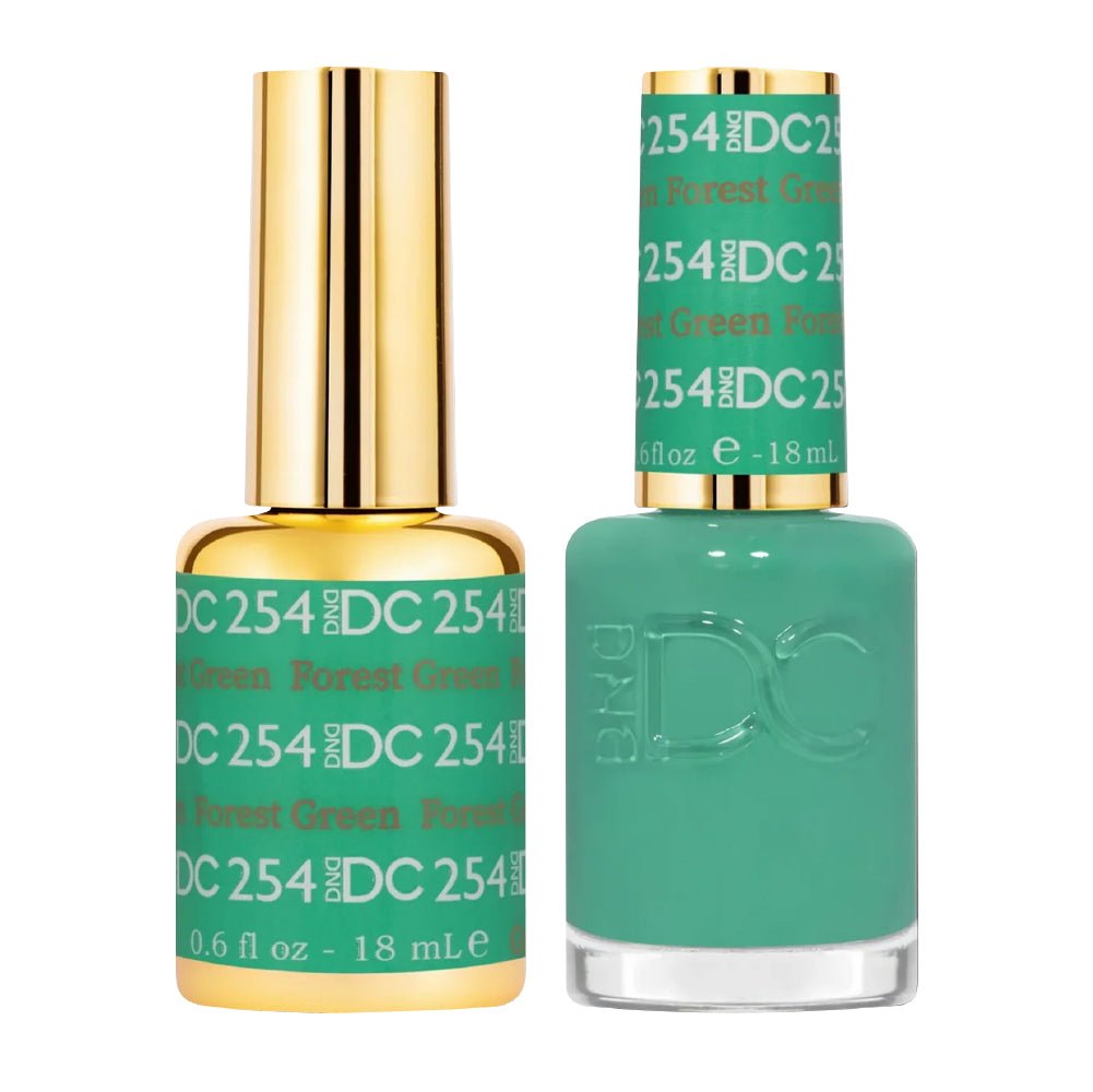 DND DC Gel Polish - 254 Forest Green - DTK Nail Supply