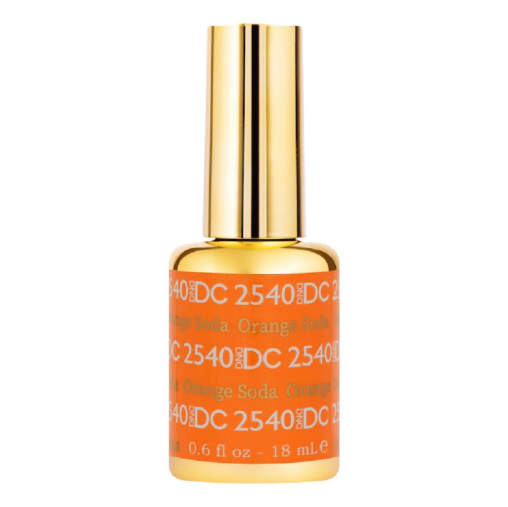 DND DC Gel Polish - 2540 Orange Soda - DTK Nail Supply