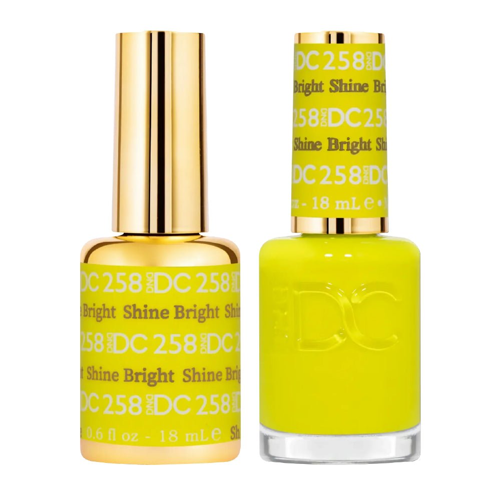 DND DC Gel Polish - 258 Shine Bright - DTK Nail Supply