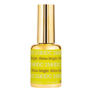 DND DC Gel Polish - 258 Shine Bright - DTK Nail Supply
