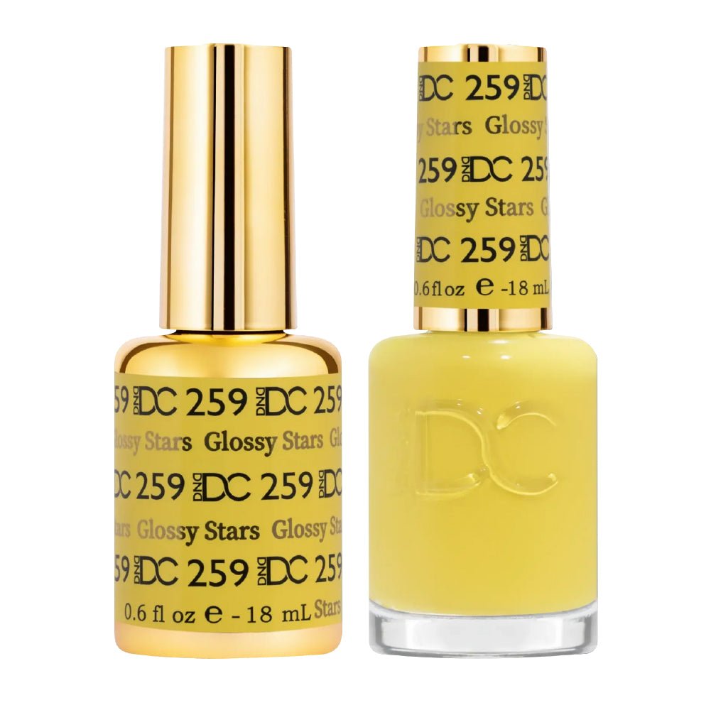 DND DC Gel Polish - 259 Glossy Stars - DTK Nail Supply