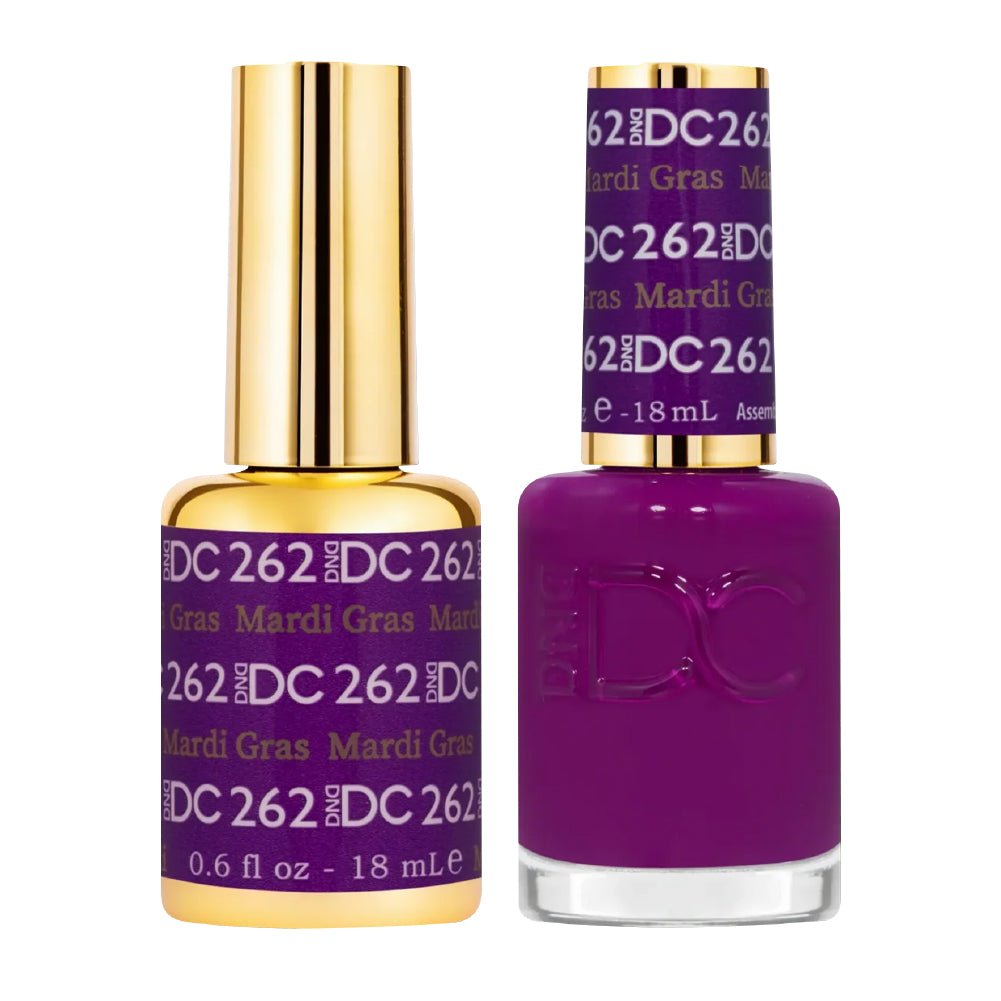 DND DC Gel Polish - 262 Mardi Gras - DTK Nail Supply