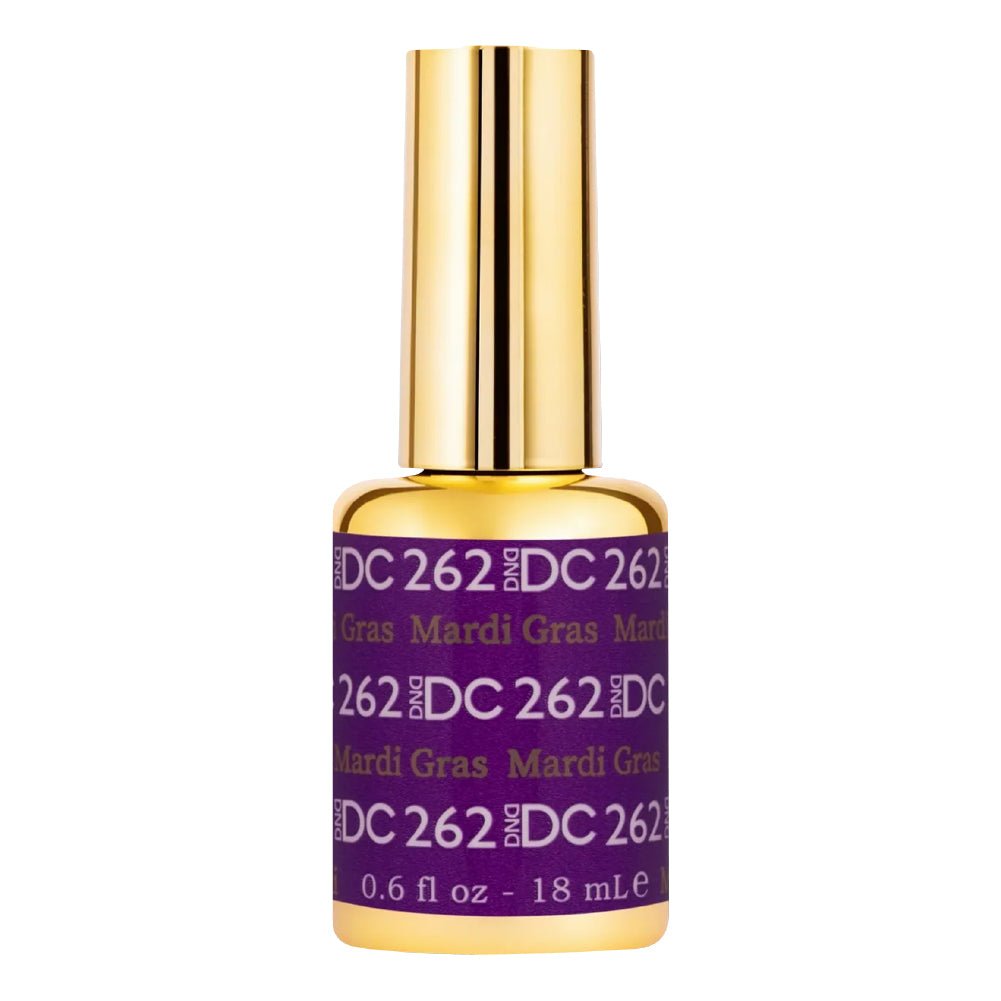 DND DC Gel Polish - 262 Mardi Gras - DTK Nail Supply