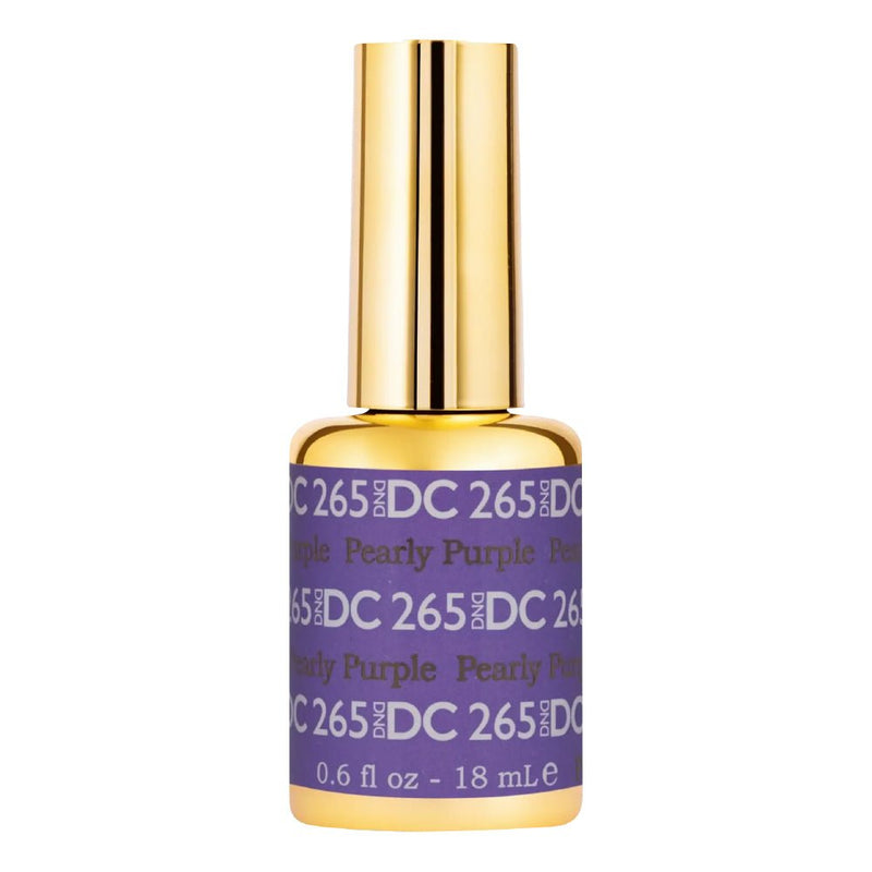 DND DC Gel Polish - 265 Pearly Purple - DTK Nail Supply