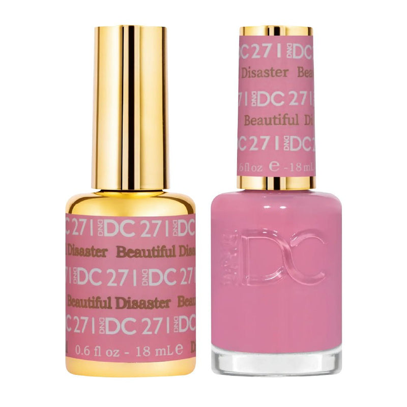 DND DC Gel Polish - 271 Beautiful Disaster - DTK Nail Supply