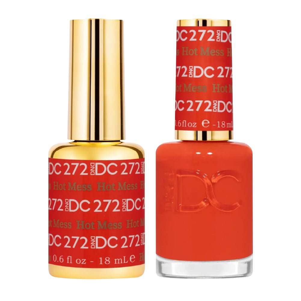 DND DC Gel Polish - 272 Hot Mess - DTK Nail Supply