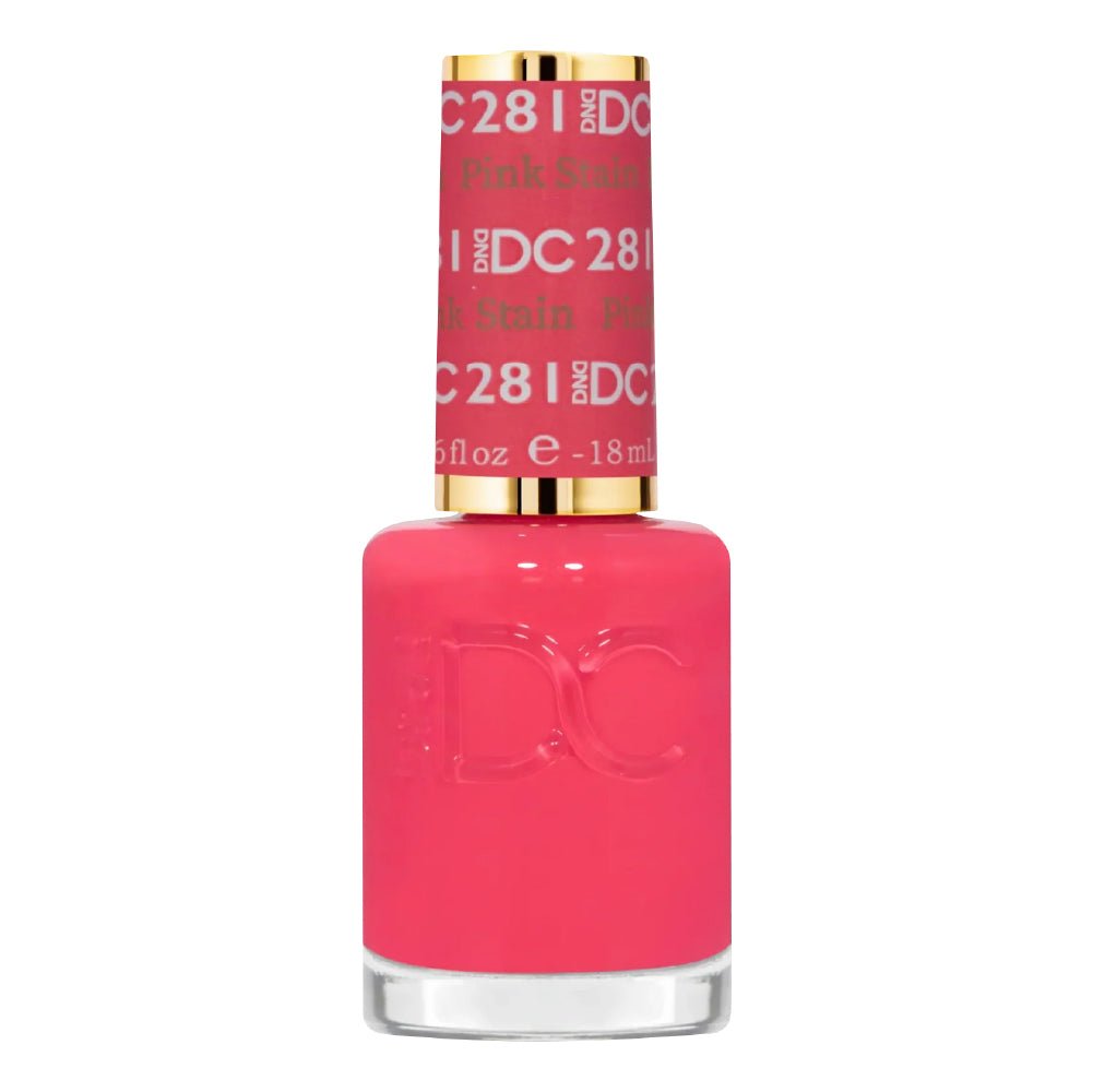 DND DC Gel Polish - 281 Pink Stain - DTK Nail Supply