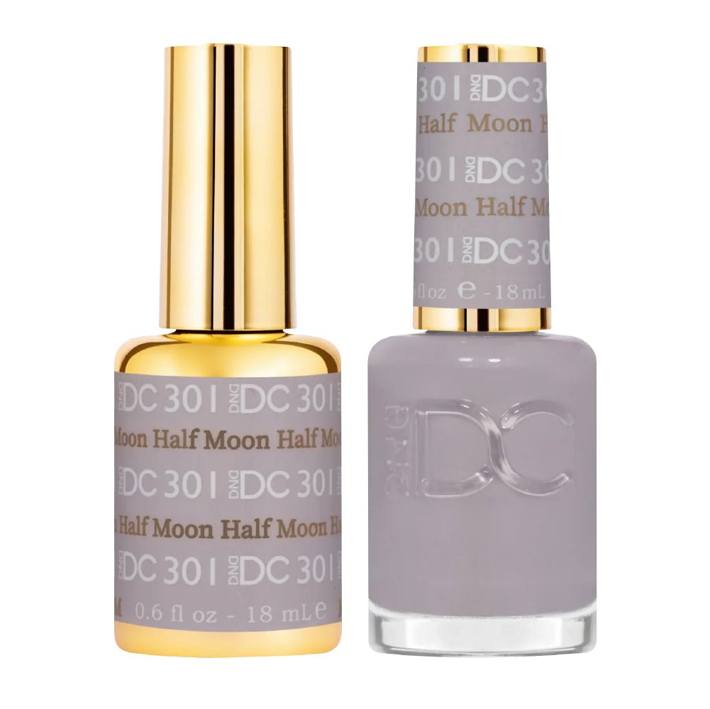 DND DC Gel Polish - 301 Half Moon - DTK Nail Supply