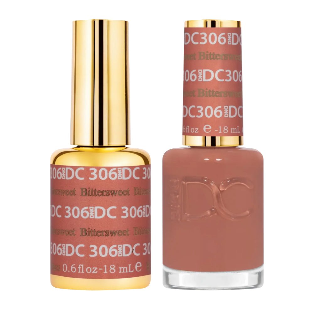 DND DC Gel Polish - 306 Bittersweet - DTK Nail Supply