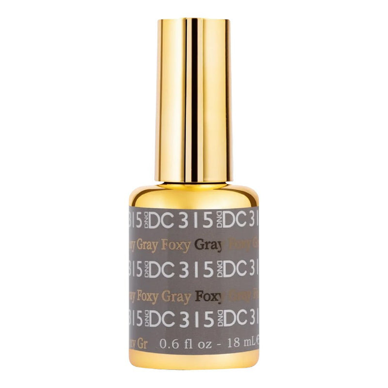 DND DC Gel Polish - 315 Foxy Gray - DTK Nail Supply