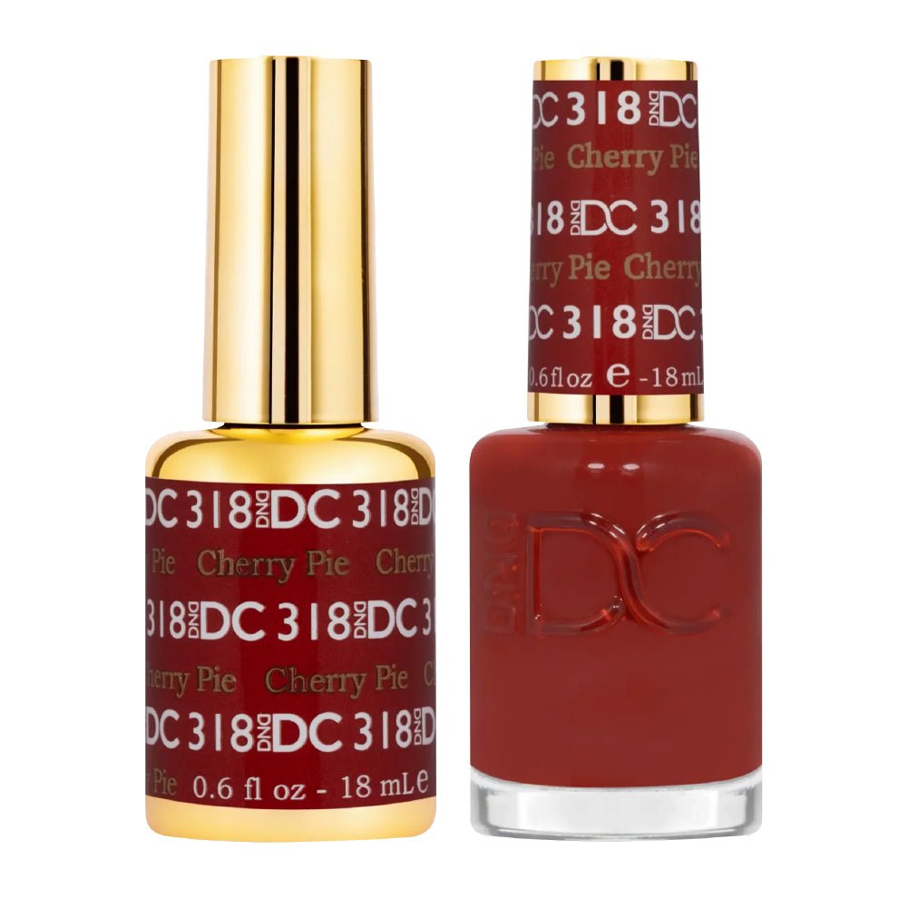 DND DC Gel Polish - 318 Cherry Pie - DTK Nail Supply