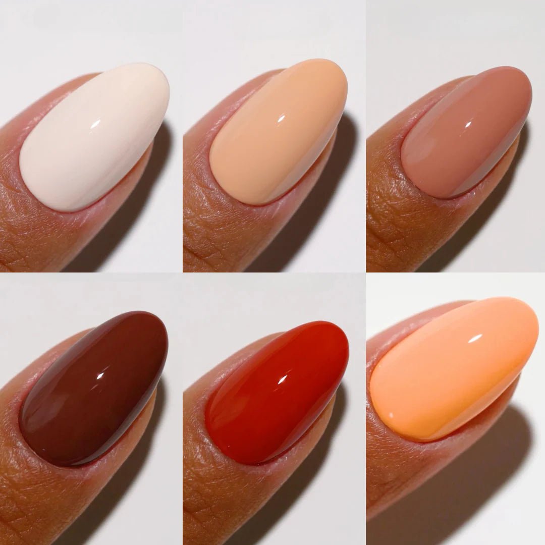 DND DC Gel & Polish 6pc Bundle - Pumpkin Spice - DTK Nail Supply
