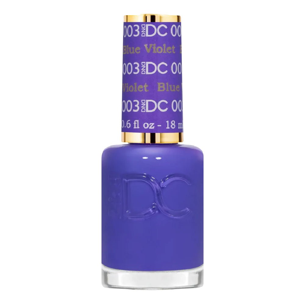 DND DC Nail Lacquer - 003 Blue Violet - DTK Nail Supply